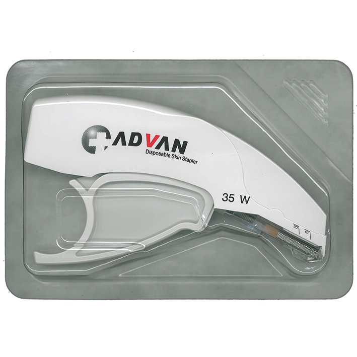 Advan Einmal-Hautklammergeräte Wide steril mit 35 Klammern (5 Stck.)