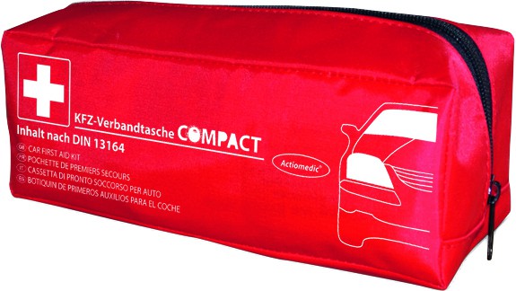 Actiomedic® CAR SAFETY KFZ-Verbandtasche COMPACT DIN 13164:2014