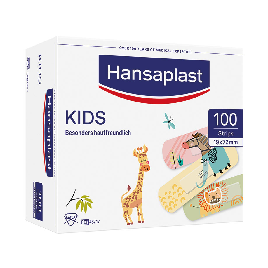 Hansaplast Kids Big Pack Universal Strips 1,9 x 7,2 cm (100 Stck.)