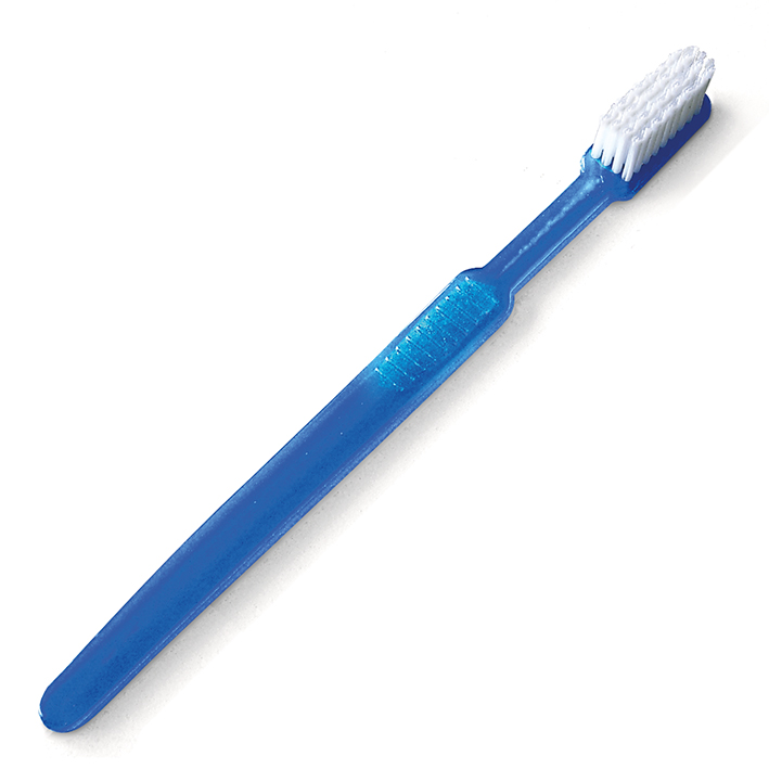 Einmal-Zahnbürsten ohne Paste, blau (100 Stck.)