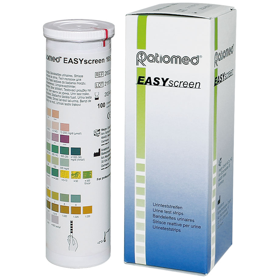 EASYscreen 10SL ratiomed Harnteststreifen (100 T.)