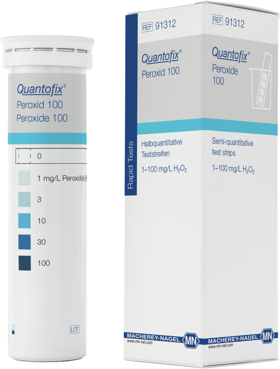 QUANTOFIX Peroxid 100 Teststäbchen 6 x 95 mm (100 T.)