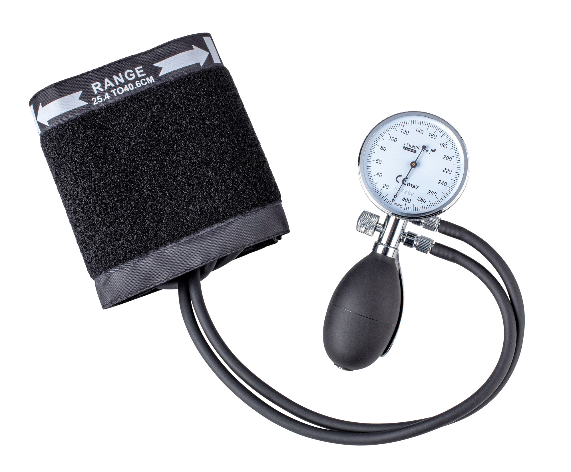 Medi-Inn Blutdruckmessgerät Aneroid Premium 2-Schlauch-System 
