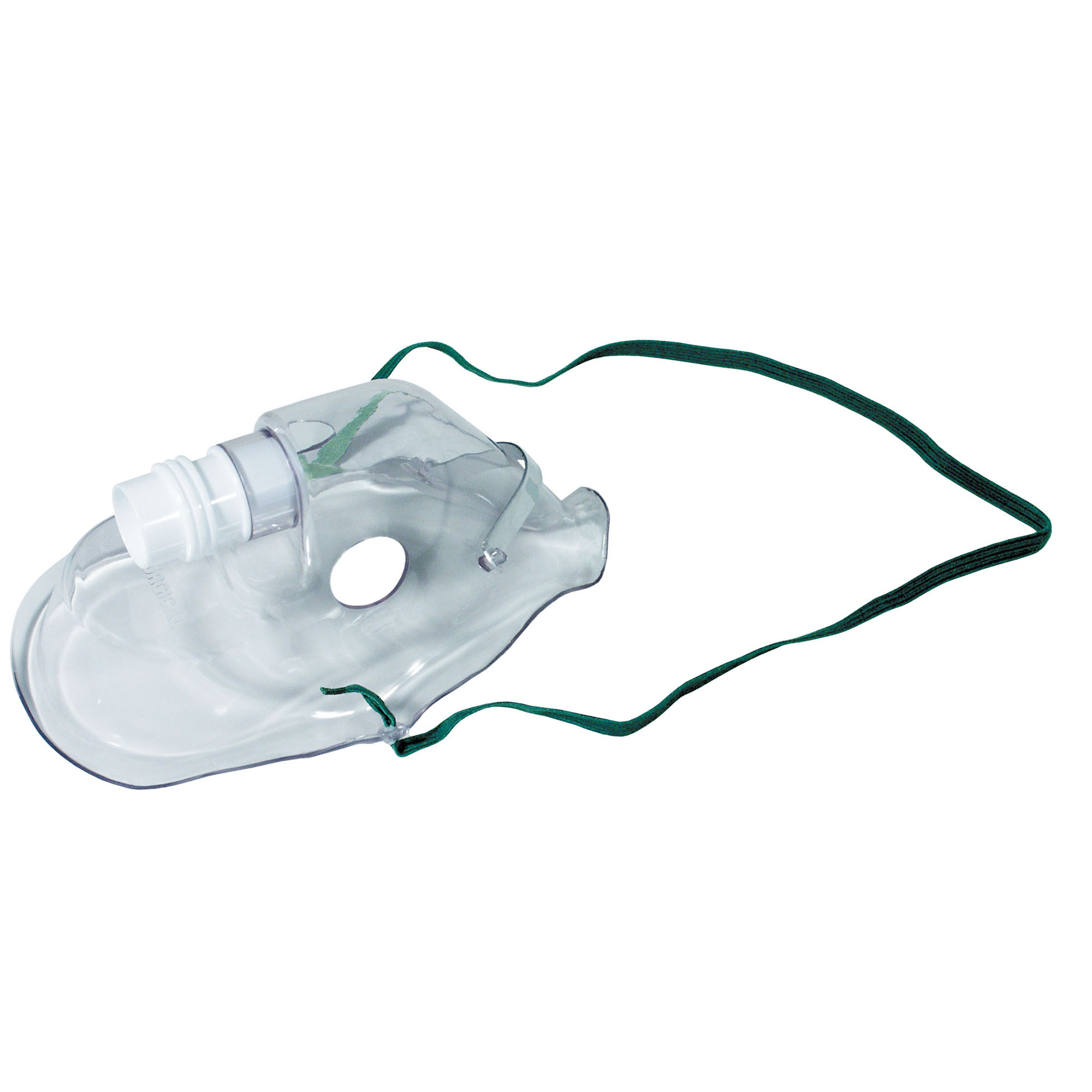 Aerosolmaske zur Verneblertherapie mit Nasenclip und Kopfband
