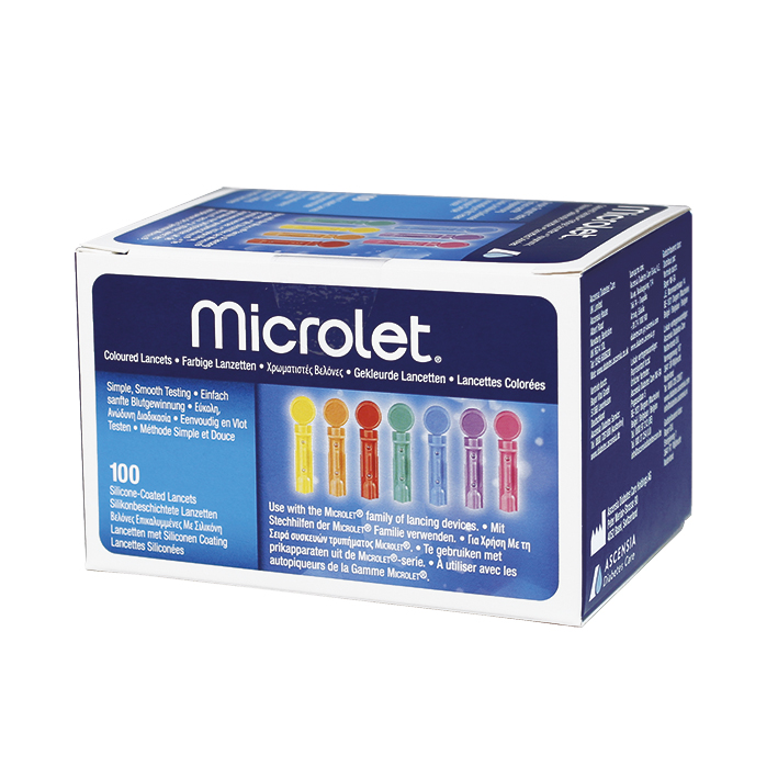 MICROLET Lanzetten farbig (100 Stck.)