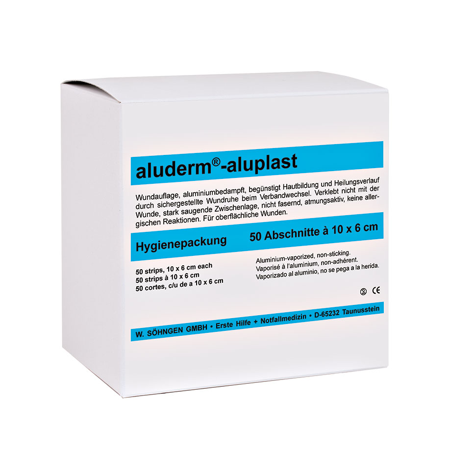 aluderm-aluplast Pflasterzuschnitte elastisch ca. 10 x 6 cm (50 Stck.)