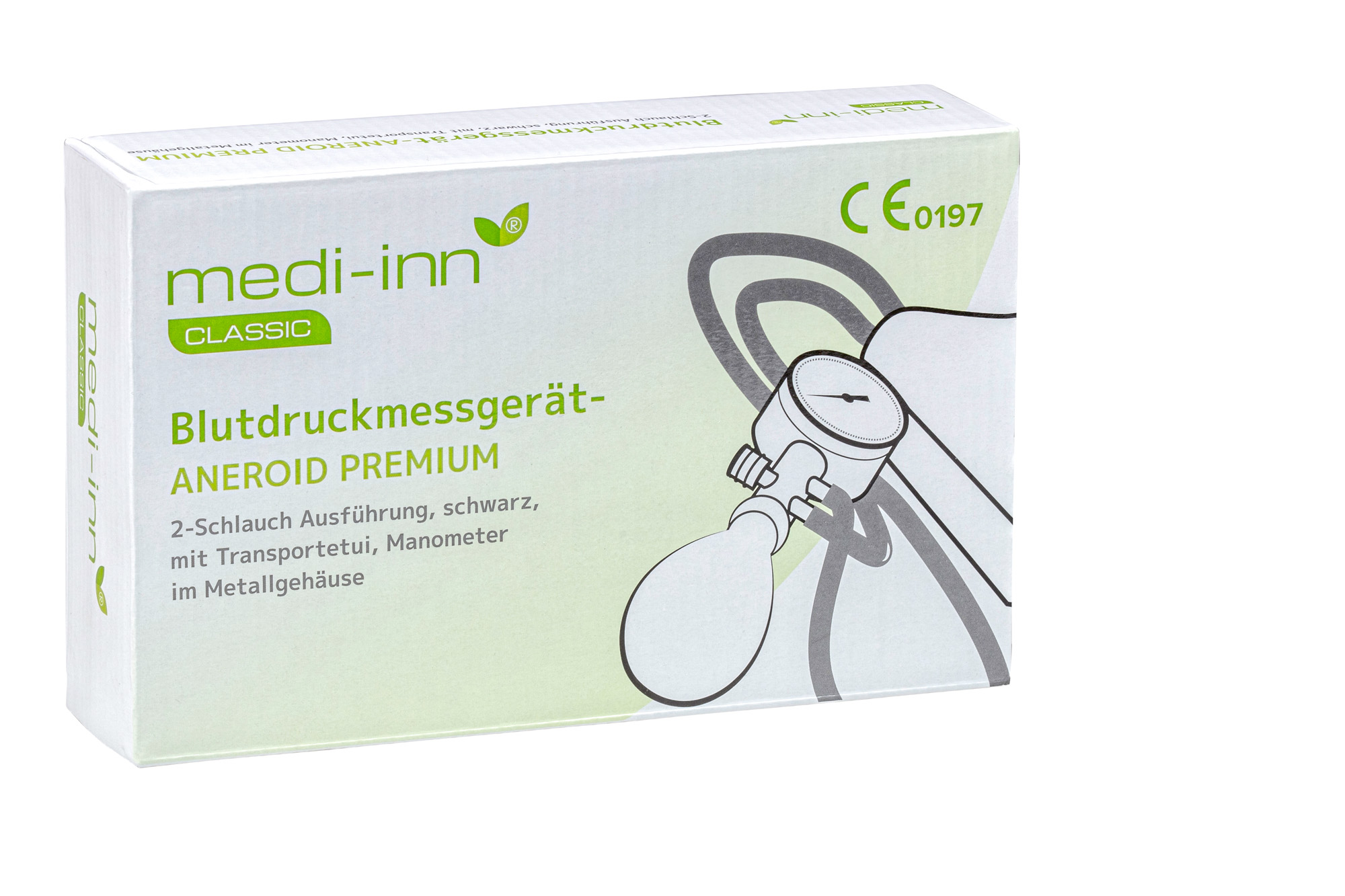 Medi-Inn Blutdruckmessgerät Aneroid Premium 2-Schlauch-System 