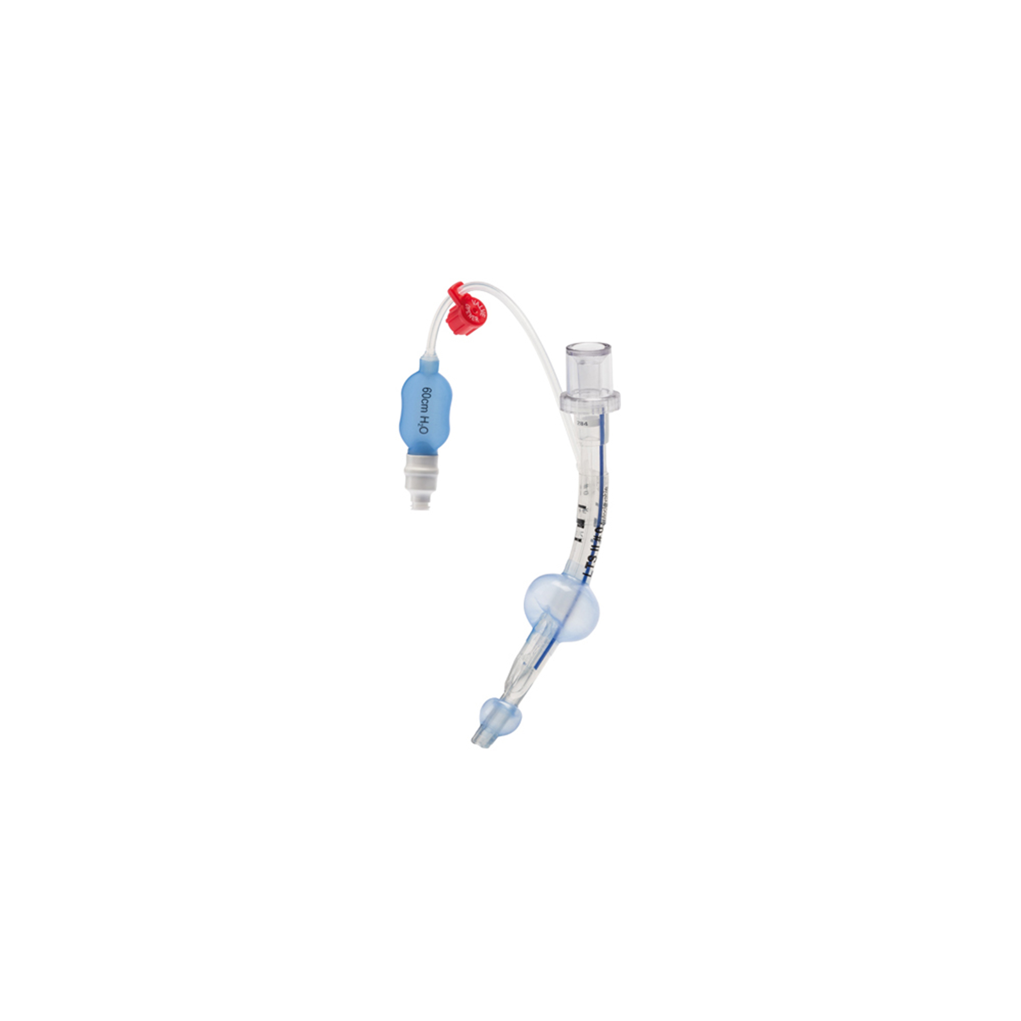 VBM Larynx-Tubus LTS II Einzelset mit farkodierter Spritze 