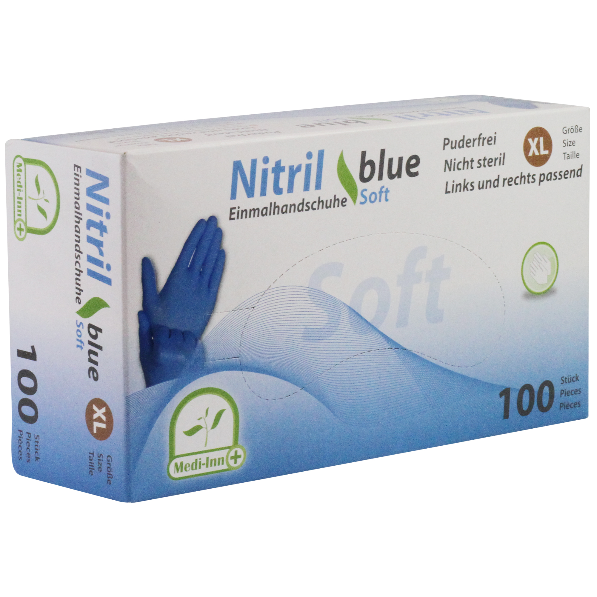 Medi-Inn Nitril Einmalhandschuhe blue soft