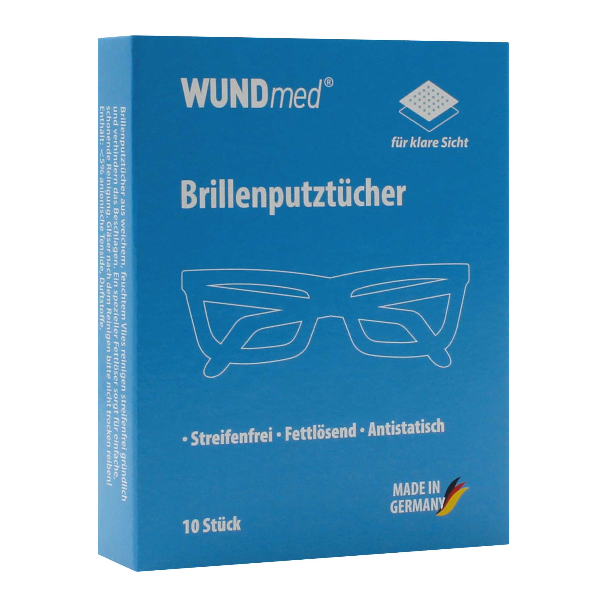 WUNDmed® Brillenputztücher 10 Stück/Packung