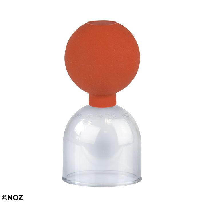 Schröpfglas aus Kunststoff Gr. 4, ca. Ø 5,5 cm mit Ball