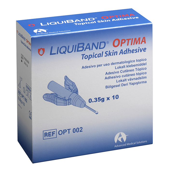Liquiband OPTIMA Hautkleber steril (10 Ampullen á 0,35 g)