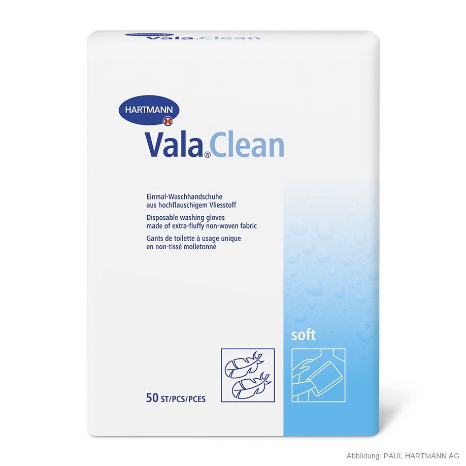 ValaClean soft Einmal-Waschhandschuhe (50 Stck.)