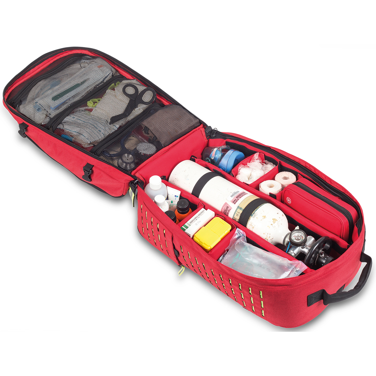 Elite Bags ROBUST'S Notfallrucksack - Großer Notfallrucksack für umfangreiche Ausstattung mit MOLLE-System zur individuellen Erweiterung. 32 x 55 x 28 cm.