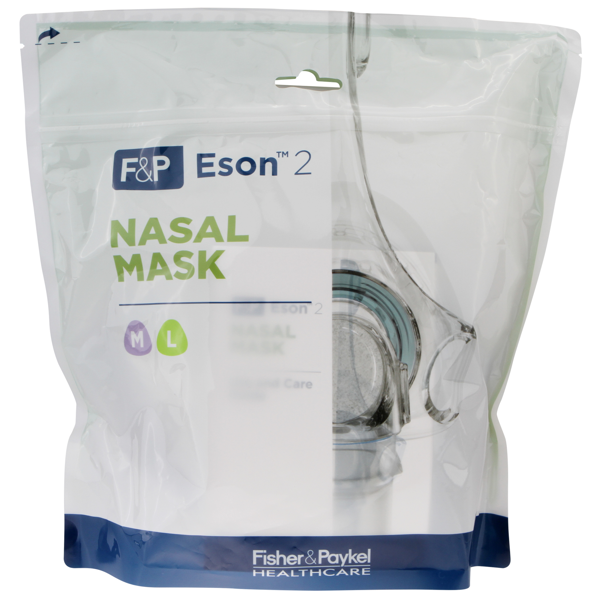 Fisher & Paykel ESON™ 2 Nasalmaske DuoPack mit 2 Maskenkissen