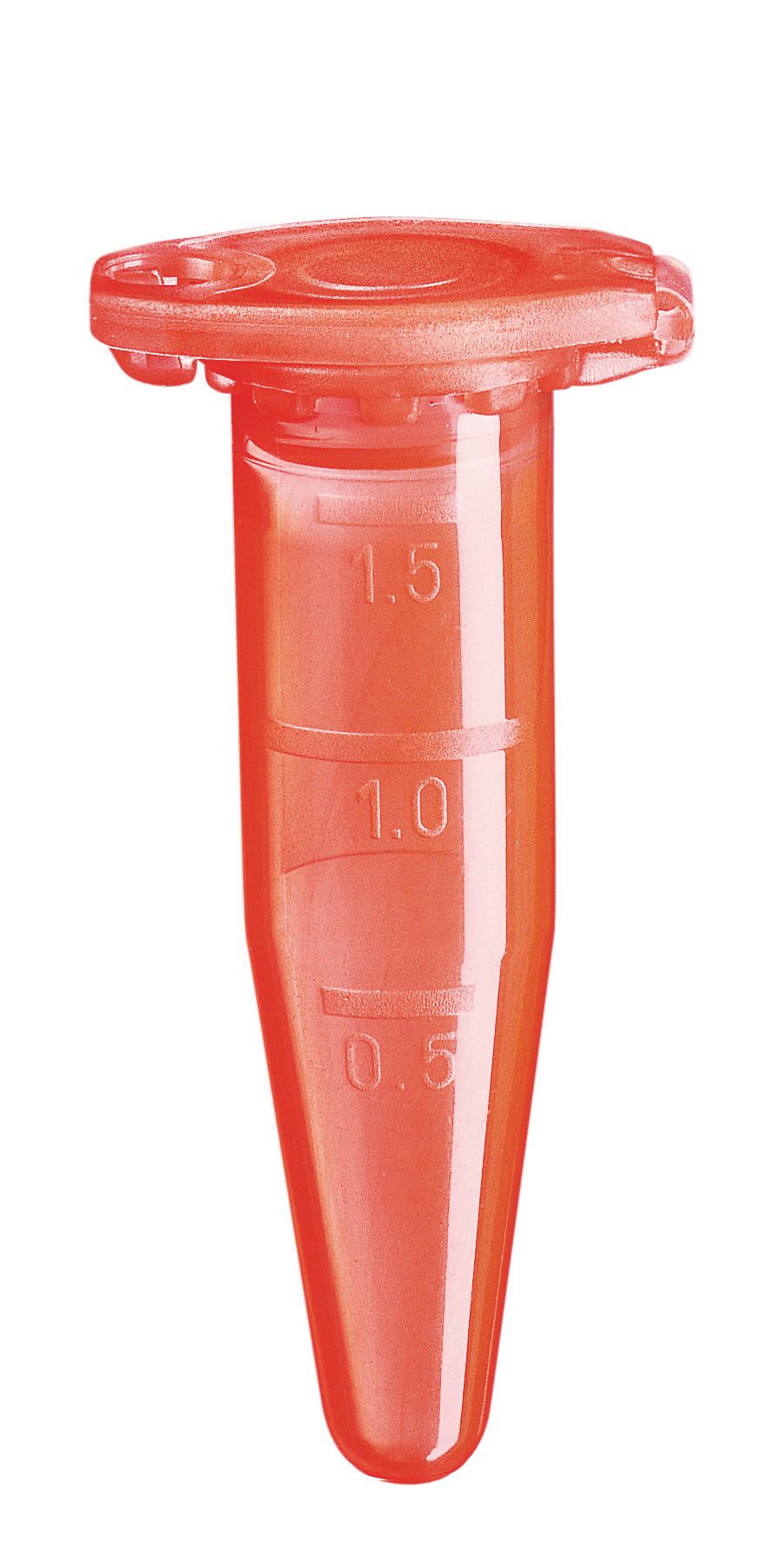 Safe-Lock Tubes 1,5 ml rot, konisch mit Deckel (1000 Stck.)