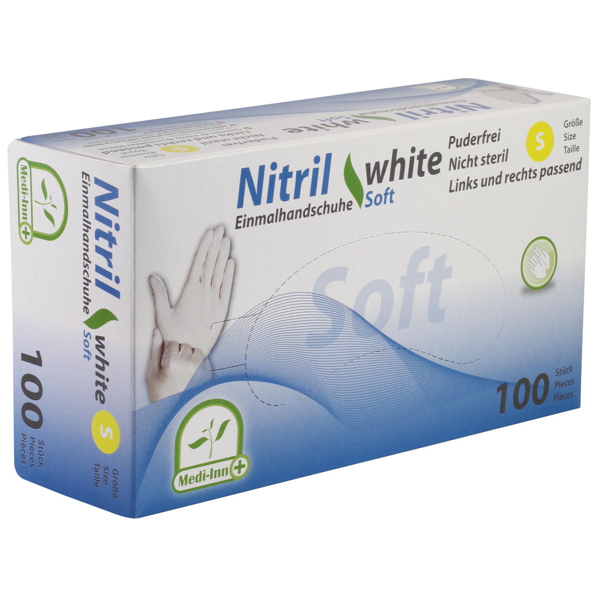 Medi-Inn Nitril Einmalhandschuhe white soft