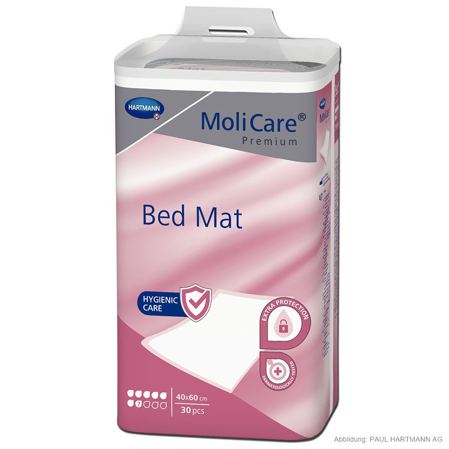 MoliCare Premium Bed Mat 7 Tropfen Krankenunterlagen 40 x 60 cm (30 Stck.)
