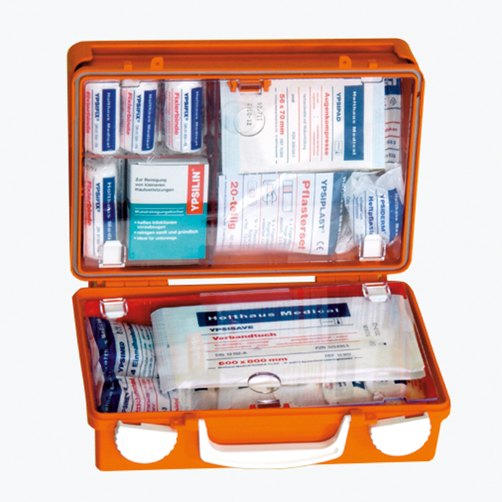 QUICK Erste-Hilfe-Koffer leer, 26 x 17 x 11 cm, orange