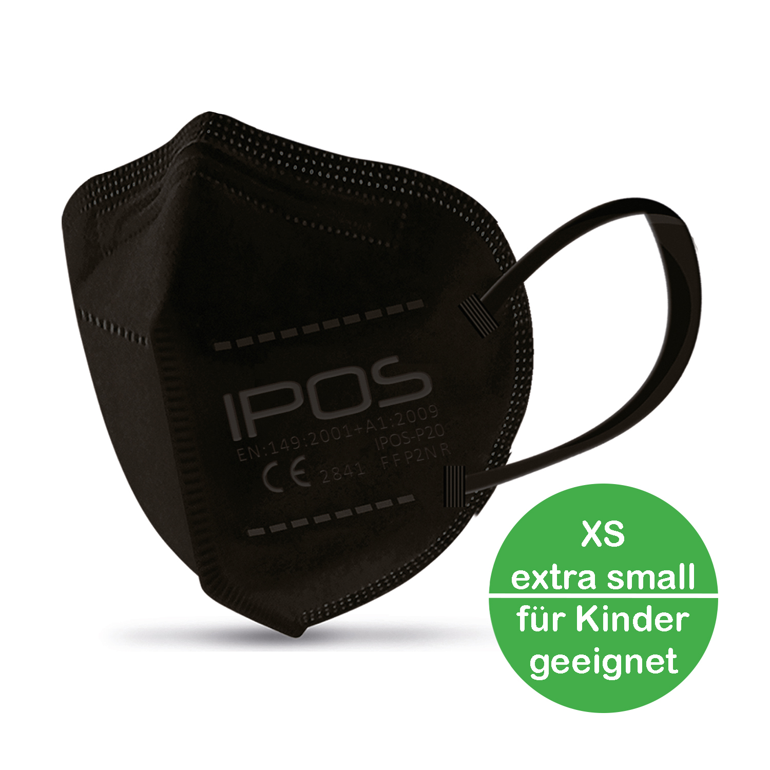 FFP2 Maske extra small XS Kindermaske verschiedene Farben 10 Stück IPOS Atemschutzmaske