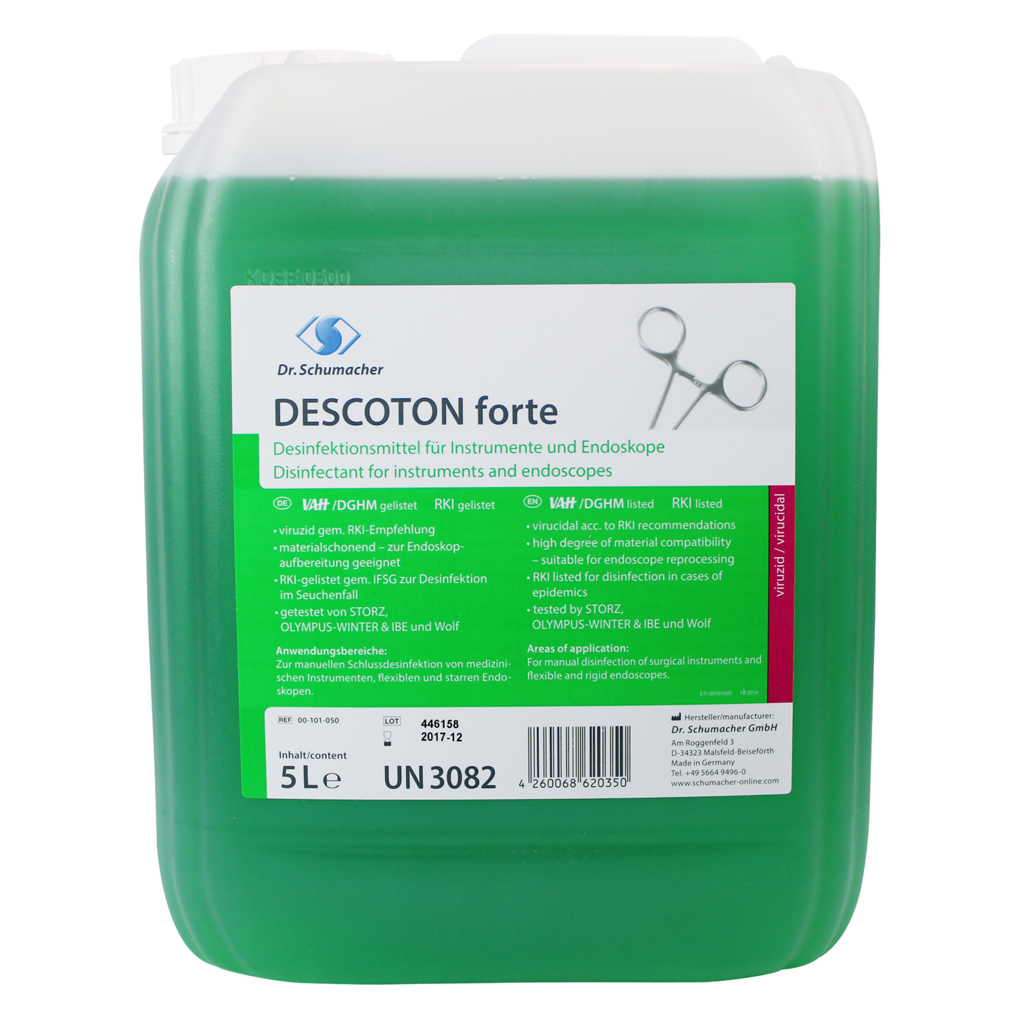DESCOTON Forte Desinfektionsmittel für Instrumente und Endoskope