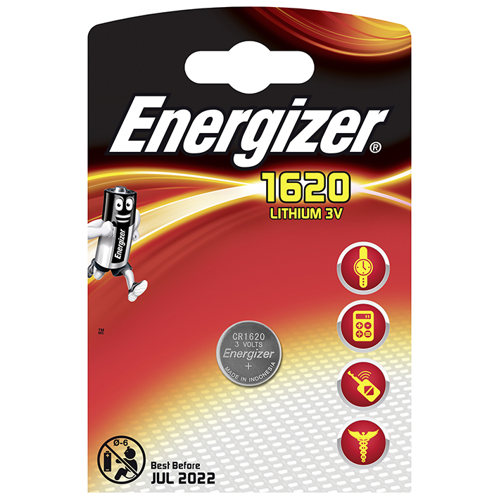 Energizer Batterie Typ CR1620 BP1, 3 V #E300844002#