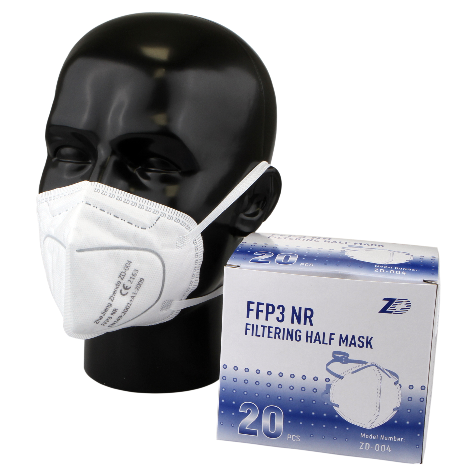 FFP3 NR Maske Mundschutz Atemschutzmaske Weiß ohne Ventil 20 Stück