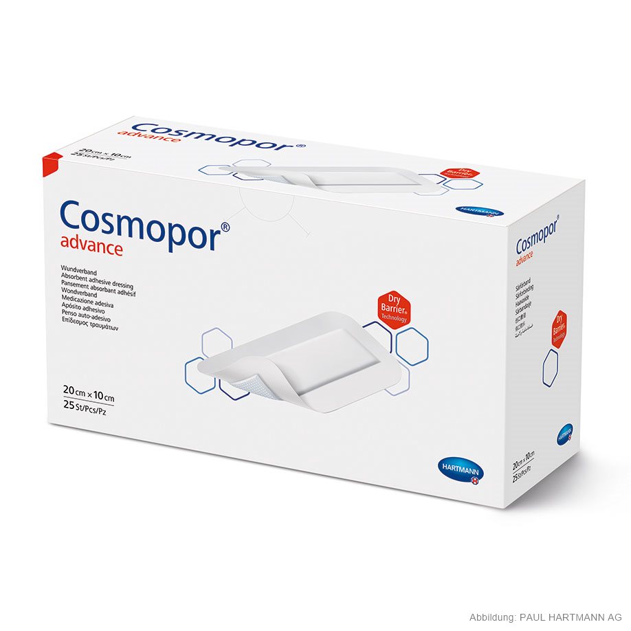 Cosmopor Advance Wundverband steril 20 x 10 cm (25 Stck.)